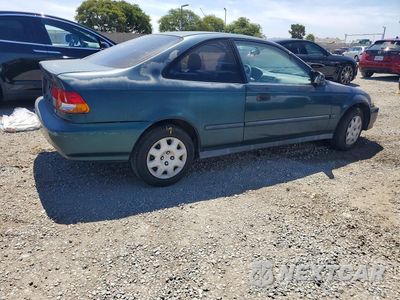 Trzecie zdjęcie samochodu z tyłu: 1998 HONDA CIVIC DX VIN:1HGEJ622XWL040647 - miniatura
