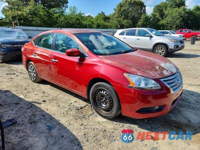 Czwarte zdjęcie samochodu z boku: 2014 NISSAN SENTRA SV VIN:3N1AB7APXEY255046 - miniatura
