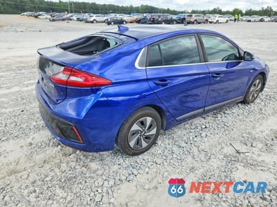 Trzecie zdjęcie samochodu z tyłu: 2019 HYUNDAI IONIQ SEL VIN:KMHC75LCXKU119791 - miniatura