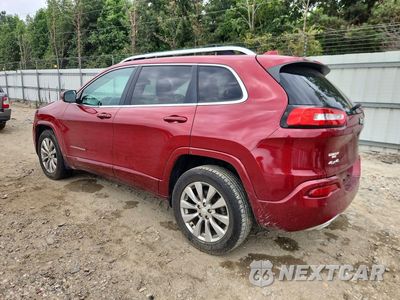 Drugie zdjęcie samochodu z przodu: 2017 JEEP CHEROKEE OVERLAND VIN:1C4PJMJS4HW656486 - miniatura