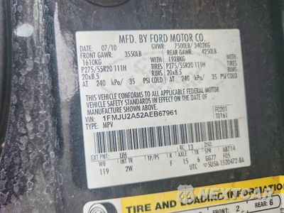 Zdjęcie 13 z 13 samochodu: 2010 FORD EXPEDITION LIMITED VIN:1FMJU2A52AEB67961 - miniatura
