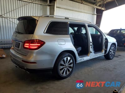 Trzecie zdjęcie samochodu z tyłu: 2017 MERCEDES-BENZ GLS 450 4MATIC VIN:4JGDF6EE1HA917828 - miniatura