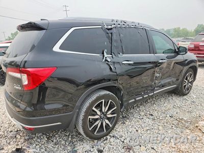 Trzecie zdjęcie samochodu z tyłu: 2021 HONDA PILOT ELITE VIN:5FNYF6H04MB032773 - miniatura