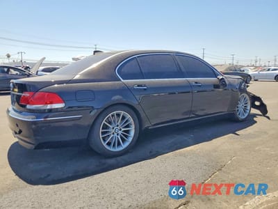 Trzecie zdjęcie samochodu z tyłu: 2006 BMW 750 LI VIN:WBAHN83596DT29904 - miniatura