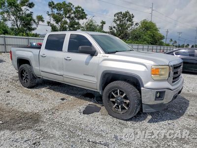 Czwarte zdjęcie samochodu z boku: 2014 GMC SIERRA K1500 SLE VIN:3GTU2UEC9EG182788 - miniatura