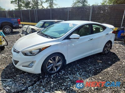 2014 HYUNDAI ELANTRA LIMITED 5NPDH4AE5EH488156 - główne zdjęcie licytacji z USA - miniatura