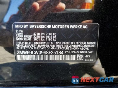 Zdjęcie 13 z 13 samochodu: 2025 BMW 330I VIN:3MW69CW09S8F25184 - miniatura