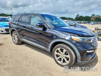 Czwarte zdjęcie samochodu z boku: 2020 FORD EXPLORER PLATINUM VIN:1FM5K8HC5LGA24220 - miniatura
