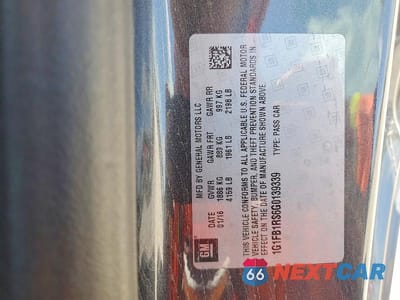 Zdjęcie 12 z 12 samochodu: 2016 CHEVROLET CAMARO LT VIN:1G1FB1RS6G0139339 - miniatura