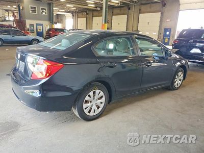 Trzecie zdjęcie samochodu z tyłu: 2012 HONDA CIVIC LX VIN:19XFB2F51CE104690 - miniatura