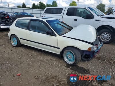 Czwarte zdjęcie samochodu z boku: 1995 HONDA CIVIC DX VIN:2HGEH2360SH523920 - miniatura