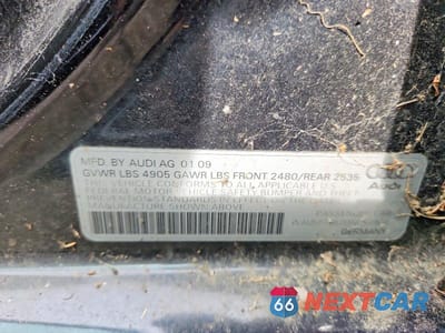 Zdjęcie 12 z 12 samochodu: 2009 AUDI A4 PREMIUM PLUS VIN:WAUSF78K09N054904 - miniatura