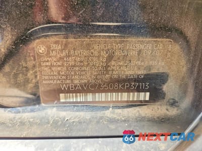 Zdjęcie 12 z 12 samochodu: 2008 BMW 328 XI SULEV VIN:WBAVC73508KP37113 - miniatura