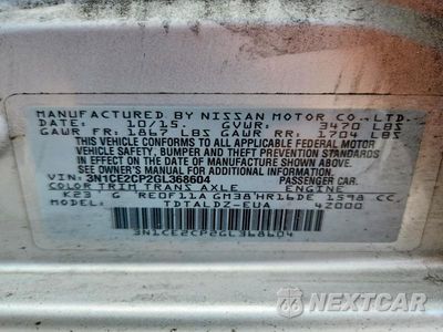 Zdjęcie 12 z 12 samochodu: 2016 NISSAN VERSA NOTE SV VIN:3N1CE2CP2GL368604 - miniatura
