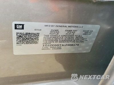 Zdjęcie 12 z 12 samochodu: 2020 CHEVROLET MALIBU LT VIN:1G1ZD5ST1LF008179 - miniatura