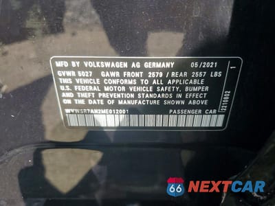 Zdjęcie 12 z 12 samochodu: 2021 VOLKSWAGEN ARTEON SEL R-LINE VIN:WVWSR7AN2ME012001 - miniatura
