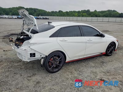 Trzecie zdjęcie samochodu z tyłu: 2025 HYUNDAI ELANTRA N BASE VIN:KMHLW4DK9SU035044 - miniatura
