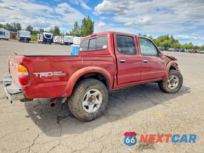 Trzecie zdjęcie samochodu z tyłu: 2001 TOYOTA TACOMA DOUBLE CAB VIN:5TEHN72N51Z767690 - miniatura