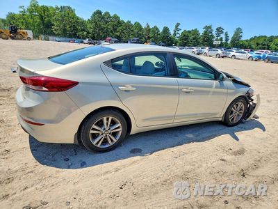 Trzecie zdjęcie samochodu z tyłu: 2018 HYUNDAI ELANTRA SEL VIN:KMHD84LF5JU471603 - miniatura