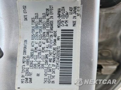 Zdjęcie 12 z 12 samochodu: 2002 TOYOTA HIGHLANDER LIMITED VIN:JTEHF21A020092701 - miniatura