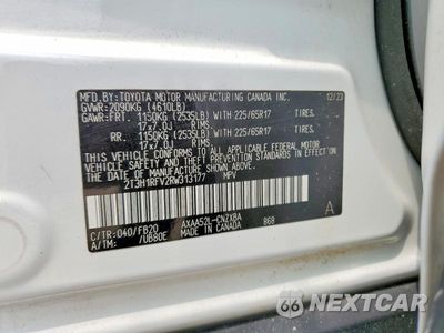 Zdjęcie 13 z 13 samochodu: 2024 TOYOTA RAV4 LE VIN:2T3H1RFV2RW313177 - miniatura