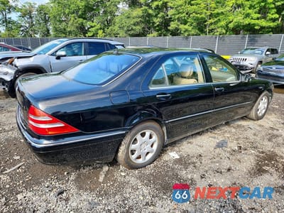 Trzecie zdjęcie samochodu z tyłu: 2001 MERCEDES-BENZ S 500 VIN:WDBNG75J81A183234 - miniatura
