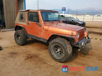 Czwarte zdjęcie samochodu z boku: 2002 JEEP WRANGLER / TJ X VIN:1J4FA39S62P750472 - miniatura