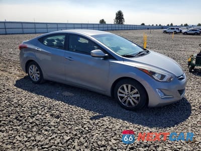 Czwarte zdjęcie samochodu z boku: 2015 HYUNDAI ELANTRA SE VIN:KMHDH4AE0FU234888 - miniatura
