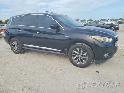 Czwarte zdjęcie samochodu z boku: 2014 INFINITI QX60 HYBRID VIN:5N1CL0MN8EC525531 - miniatura