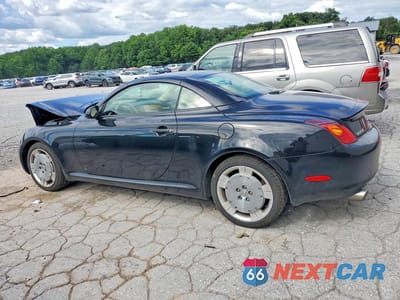 Drugie zdjęcie samochodu z przodu: 2002 LEXUS SC 430 VIN:JTHFN48Y320026526 - miniatura