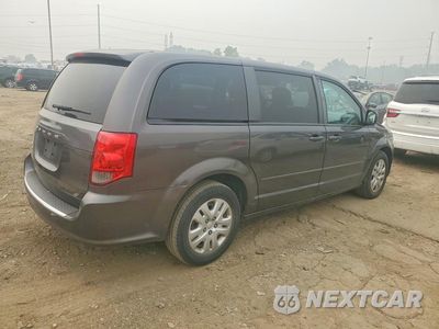 Trzecie zdjęcie samochodu z tyłu: 2016 DODGE GRAND CARAVAN SE VIN:2C4RDGBG8GR109434 - miniatura