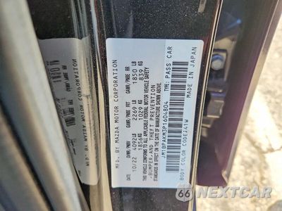 Zdjęcie 12 z 12 samochodu: 2023 MAZDA 3 SELECT VIN:JM1BPAKM3P1604804 - miniatura