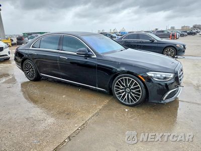 Czwarte zdjęcie samochodu z boku: 2022 MERCEDES-BENZ S 580 4MATIC VIN:W1K6G7GB9NA132462 - miniatura