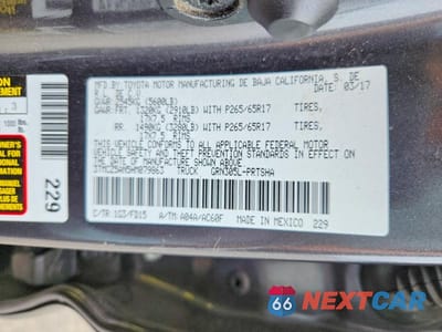 Zdjęcie 12 z 12 samochodu: 2017 TOYOTA TACOMA TRD SPORT VIN:3TMCZ5AN5HM079863 - miniatura