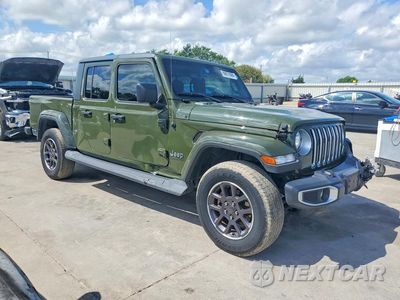 Czwarte zdjęcie samochodu z boku: 2021 JEEP GLADIATOR OVERLAND VIN:1C6HJTFG5ML567323 - miniatura