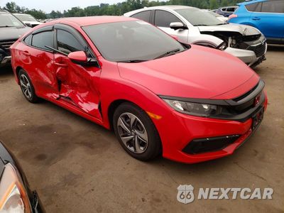 Czwarte zdjęcie samochodu z boku: 2021 HONDA CIVIC LX VIN:2HGFC2F64MH534923 - miniatura