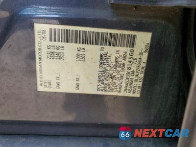 Zdjęcie 12 z 12 samochodu: 2009 NISSAN MAXIMA 3.5 S VIN:1N4AA51E59C814560 - miniatura