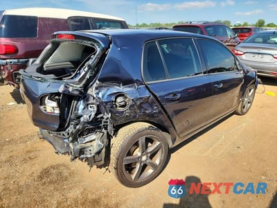 Trzecie zdjęcie samochodu z tyłu: 2012 VOLKSWAGEN GOLF VIN:WVWDA7AJ7CW257088 - miniatura