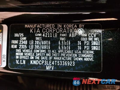 Zdjęcie 13 z 13 samochodu: 2026 KIA NIRO LX VIN:KNDCP3LE4T5336923 - miniatura
