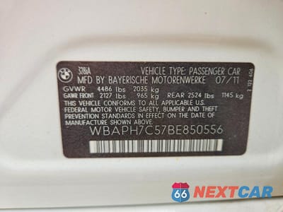 Zdjęcie 12 z 12 samochodu: 2011 BMW 328 I VIN:WBAPH7C57BE850556 - miniatura