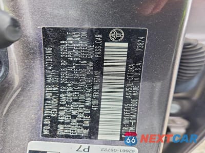 Zdjęcie 12 z 12 samochodu: 2017 TOYOTA CAMRY SE VIN:4T1BF1FK1HU767412 - miniatura