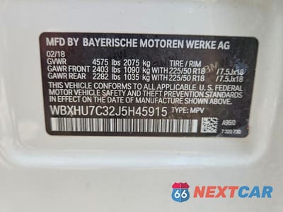Zdjęcie 13 z 13 samochodu: 2018 BMW X1 SDRIVE28I VIN:WBXHU7C32J5H45915 - miniatura