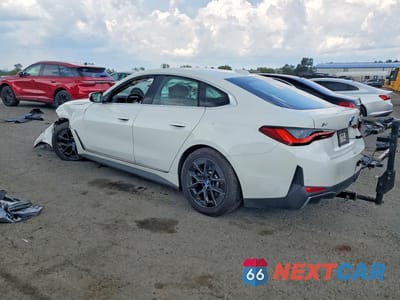 Drugie zdjęcie samochodu z przodu: 2023 BMW I4 EDRIVE 40 VIN:WBY73AW02PFP61198 - miniatura