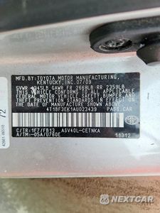 Zdjęcie 12 z 12 samochodu: 2010 TOYOTA CAMRY LE VIN:4T1BF3EK1AU023439 - miniatura