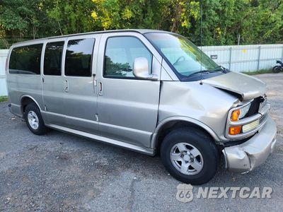 Czwarte zdjęcie samochodu z boku: 2001 CHEVROLET EXPRESS G1500 VIN:1GNFG65RX11218465 - miniatura