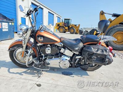 Trzecie zdjęcie samochodu z tyłu: 2008 HARLEY-DAVIDSON FLSTC 105TH ANNIVERSARY EDITION VIN:1HD1BW5498Y034804 - miniatura