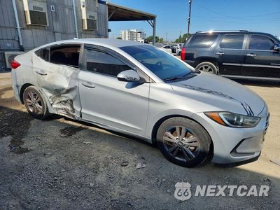 Czwarte zdjęcie samochodu z boku: 2018 HYUNDAI ELANTRA SEL VIN:KMHD84LF0JU587954 - miniatura
