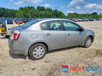 Trzecie zdjęcie samochodu z tyłu: 2009 NISSAN SENTRA 2.0 VIN:3N1AB61EX9L629974 - miniatura