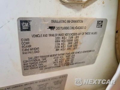 Zdjęcie 13 z 13 samochodu: 2020 GMC SIERRA K1500 SLE VIN:3GTU9BEDXLG436210 - miniatura
