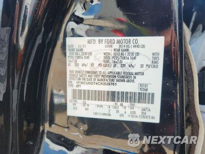 Zdjęcie 25 z 26 samochodu: 2012 FORD ESCAPE XLT VIN:1FMCU0D74CKB29761 - miniatura